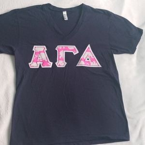 Alpha Gamma Delta Letter Jersey - Lilly Pulitzer